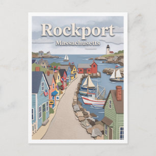 Bärenfellhals Rockport Massachusetts Postkarte