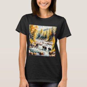 Bärenfischen v2 T-Shirt