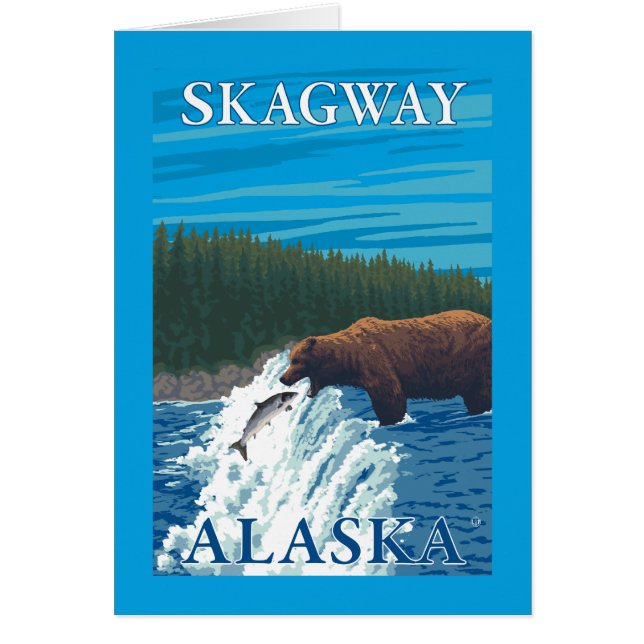 Bärenfischerei in Fluss - Skagway, Alaska (Vorne)