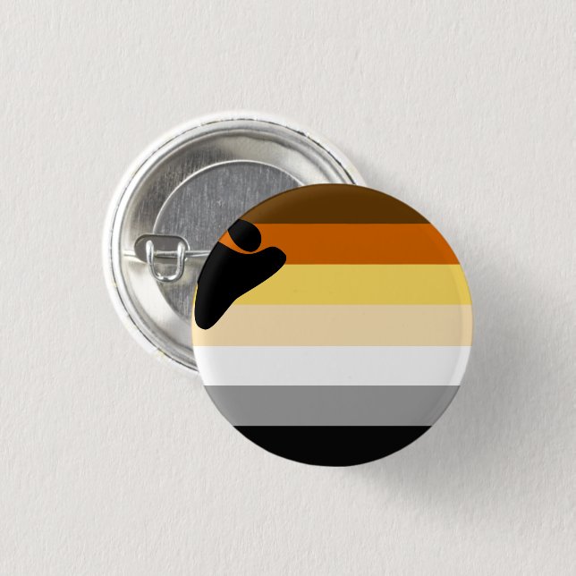 Bärenflagge Button (Vorne & Hinten)