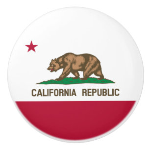 Bärenflagge der California Republic: Cali Golden S Keramikknauf