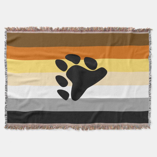 Bärenflagge mit Paw Decke (Vorderseite)