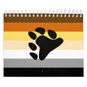 Bärenflagge mit Paw Kalender