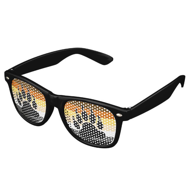 Bärenflagge Sonnenbrille (Schrägansicht)