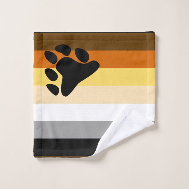 Bärenflagge Waschlappen (Waschlappen)
