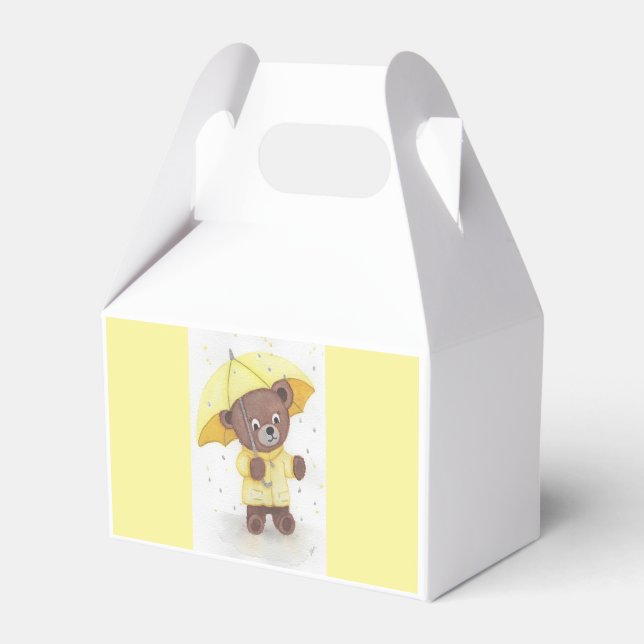 Bärenfuß im Rain Teddy Bear Geschenkschachtel (Vorderseite)