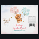 Bärengeschlecht zeigt Pink Blue Chip Bag Wrapper Flyer<br><div class="desc">Bärengeschlecht zeigt Pink Blue Chip Bag Wrapper</div>