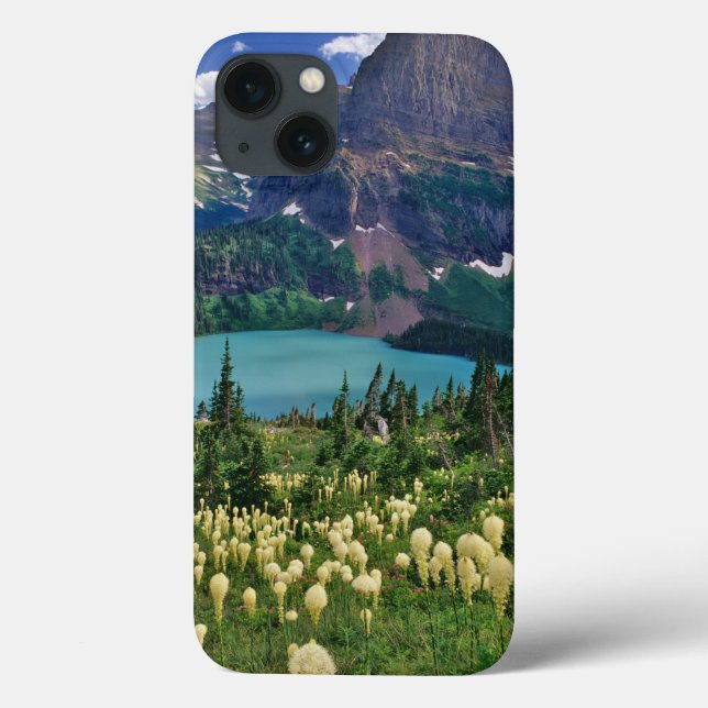 Bärengras über dem Grinnellsee Case-Mate iPhone Hülle (Rückseite)