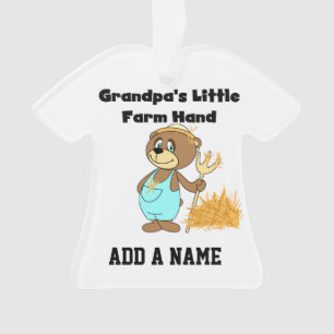 Bärengroßvater kleine Bauernhand Ornament