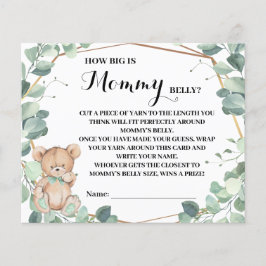 Bärengrün Wie groß ist die Bauchduschkarte der Mam Flyer