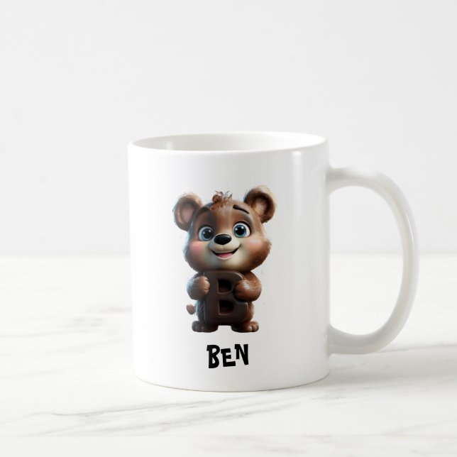 Bärenhalterbrief B Kaffeetasse (Rechts)