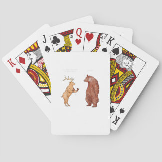 Bärenhände Oh Hirsch Lustige Sprüche Pun Geschenk Spielkarten