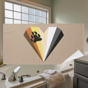 Bärenherz Pride Badewanne Handtuch Set