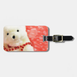 Bärenherzen und Liebe für den Valentinstag Gepäckanhänger