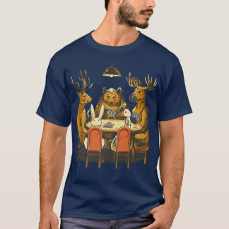 Bärenhirsch-Tierliebhaber Lustig Männer Frauen Vin T-Shirt