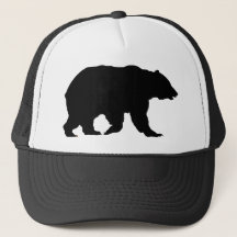Bärenhut Grizzlybär-Silhouette