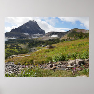 Bärenhutberg und Gletscherbach Poster