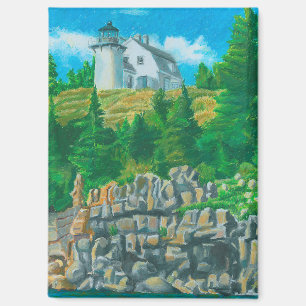 Bäreninsel-Leuchtfeuer-Gemälde Magnet