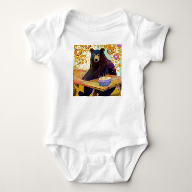 Bärenjunge Onsie Baby Strampler (Vorderseite)