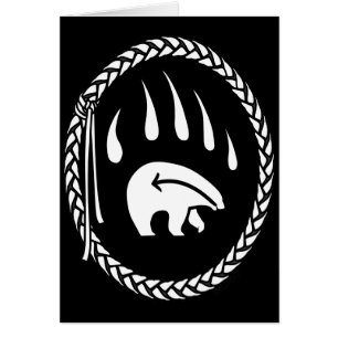 Bärenkarten Maßgeschneiderte Karten für Tribal-Bär