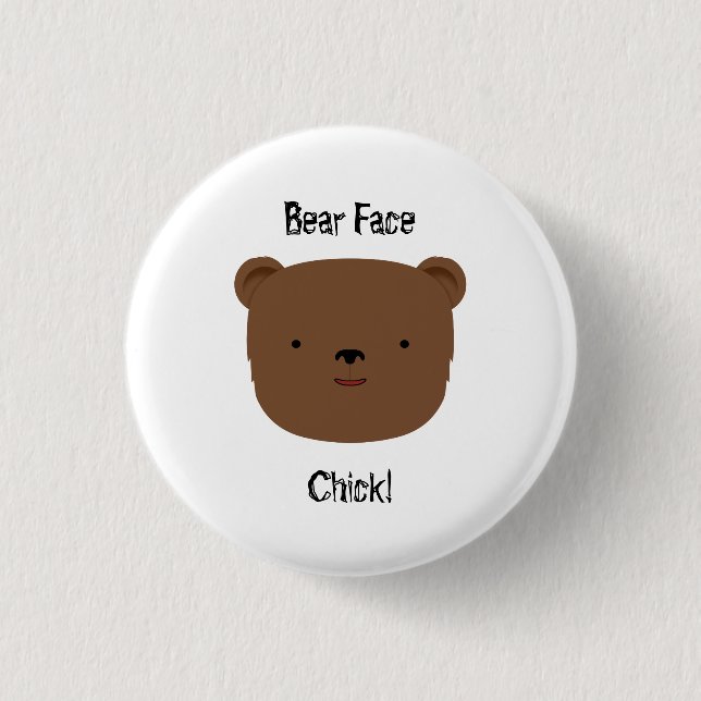 Bärenkick Button (Vorderseite)