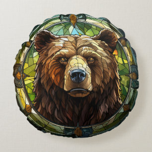 Bärenkissen Rundes Kissen