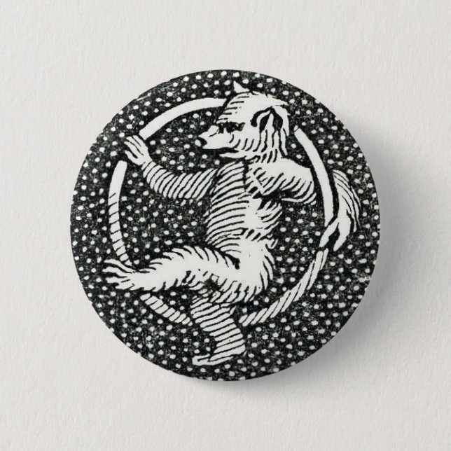 Bärenknopf Button (Vorderseite)
