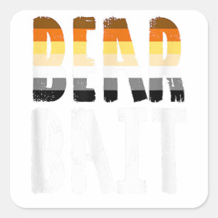 Bärenköder - Funny Gay Pride Bear Quadratischer Aufkleber