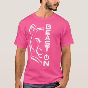 Bärenkopferbestie auf Gym Workout Fitness Training T-Shirt