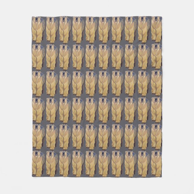 Bärenkunst Blanket Polar Bear Blankets & Decke (Vorderseite)