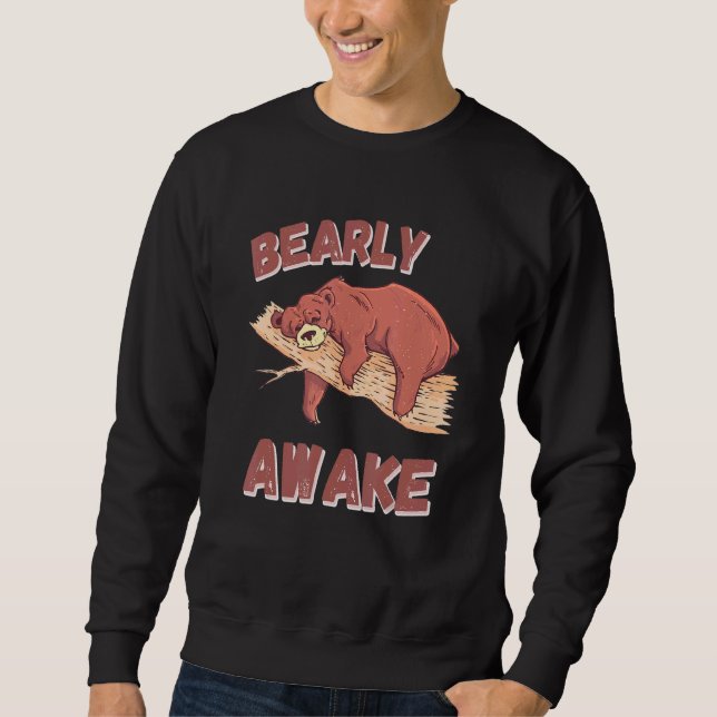 Bärenkuppe früh vor dem Tier Sweatshirt (Vorderseite)