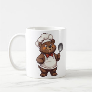 Bärenlecker Koch in Aktion Kaffeetasse