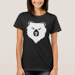 Bärenleiter Frauen Grafischer Bär T-Shirt