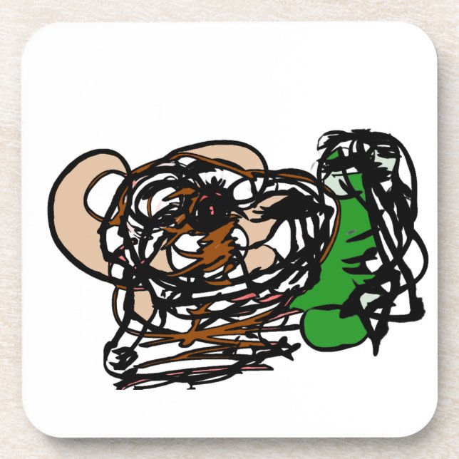 Bärenliebhaber Getränkeuntersetzer (Vorderseite)