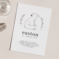 Bärenlinie Zeichne zum Geburtstag