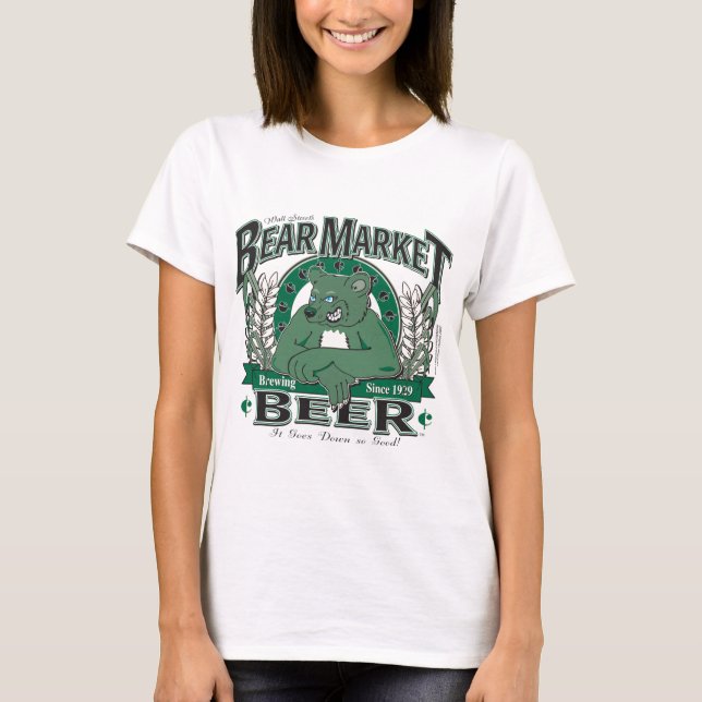 Bärenmarkt-CNBC-LARGE T-Shirt (Vorderseite)
