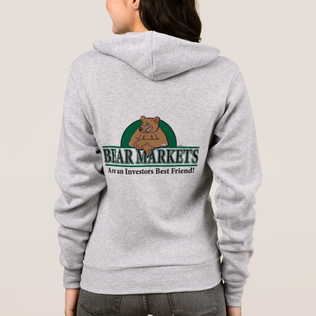 Bärenmärkte sind Investoren - beste Freunde Hoodie (Rückseite)