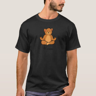 Bärenmedikation Sonnenblumen atmen Tief Wusaa Ruhe T-Shirt