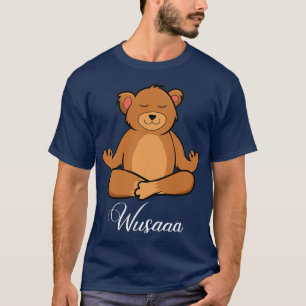 Bärenmedizin Sonnenblume atmen Entwusaaa T-Shirt