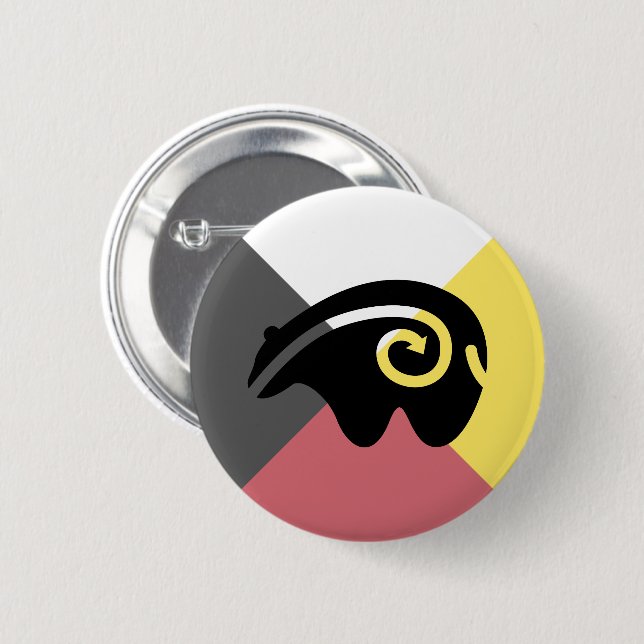 Bärenmitte Button (Vorne & Hinten)