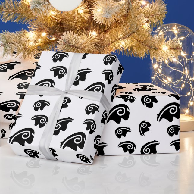 Bärenmitte Geschenkpapier (Feiertage)
