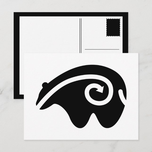 Bärenmitte Postkarte (Vorne/Hinten)