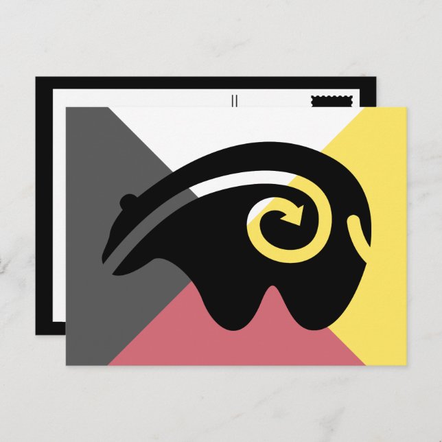 Bärenmitte Postkarte (Vorne/Hinten)