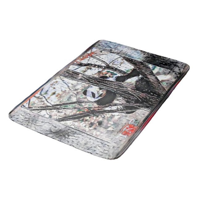 Bärenmodelle: Panda Life 01-03 Badematte (Schrägansicht)