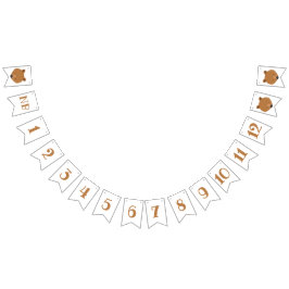 Bärenmonate Erster Geburtstag Wimpelkette