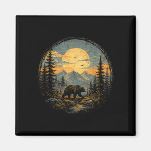 Bärenmond Wald Berg Wildnis Natur Magnet