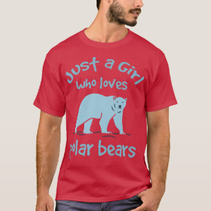 Bärenmuscheln Frauen nur ein Mädchen, das den Eisb T-Shirt