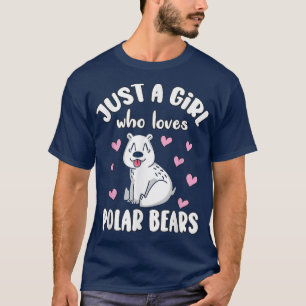 Bärenmuscheln Frauen nur ein Mädchen, das den Eisb T-Shirt