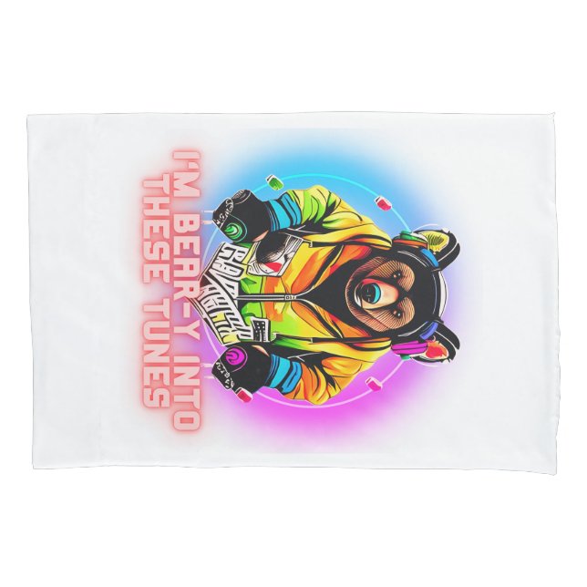 Bärenmusik Kissenbezug (Vorderseite-Links)