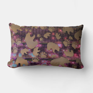 Bärenmuster Lendenkissen